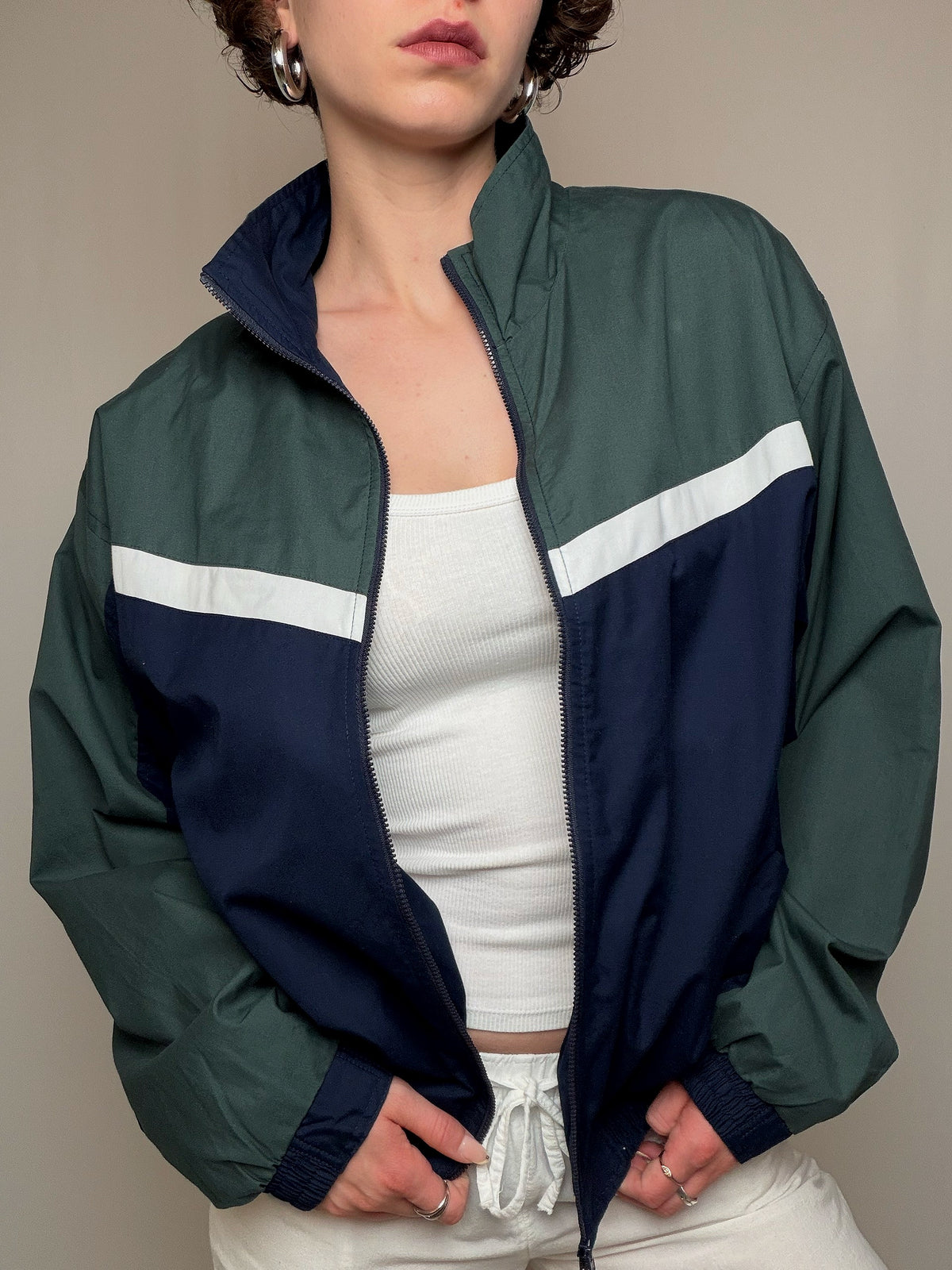 Veste d'été bicolore M vintage