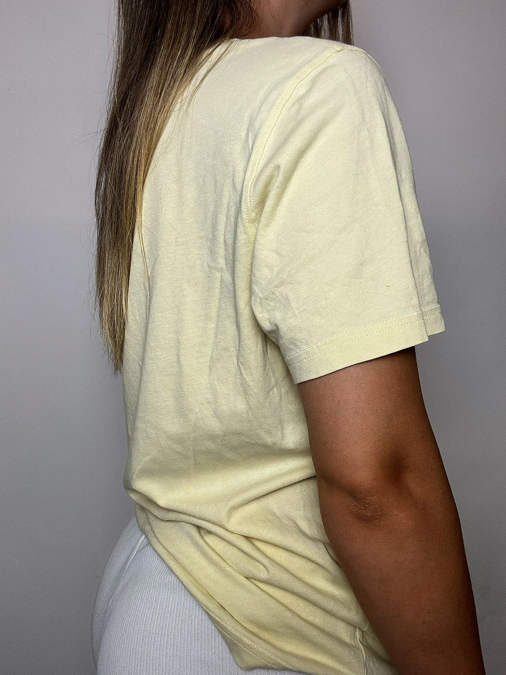 Adidas S Vintage gelbes T-Shirt