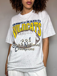 WILDCAT L vintage heather grey t-shirt