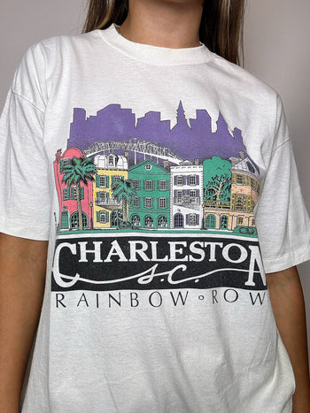 Tee shirt blanc CHERLESTON XL vintage