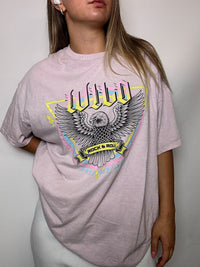 Pink XL vintage printed T-shirt