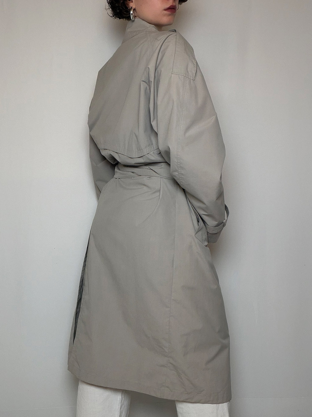 Beigefarbener Trenchcoat M/L Vintage