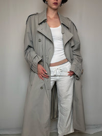 Beigefarbener Trenchcoat M/L Vintage