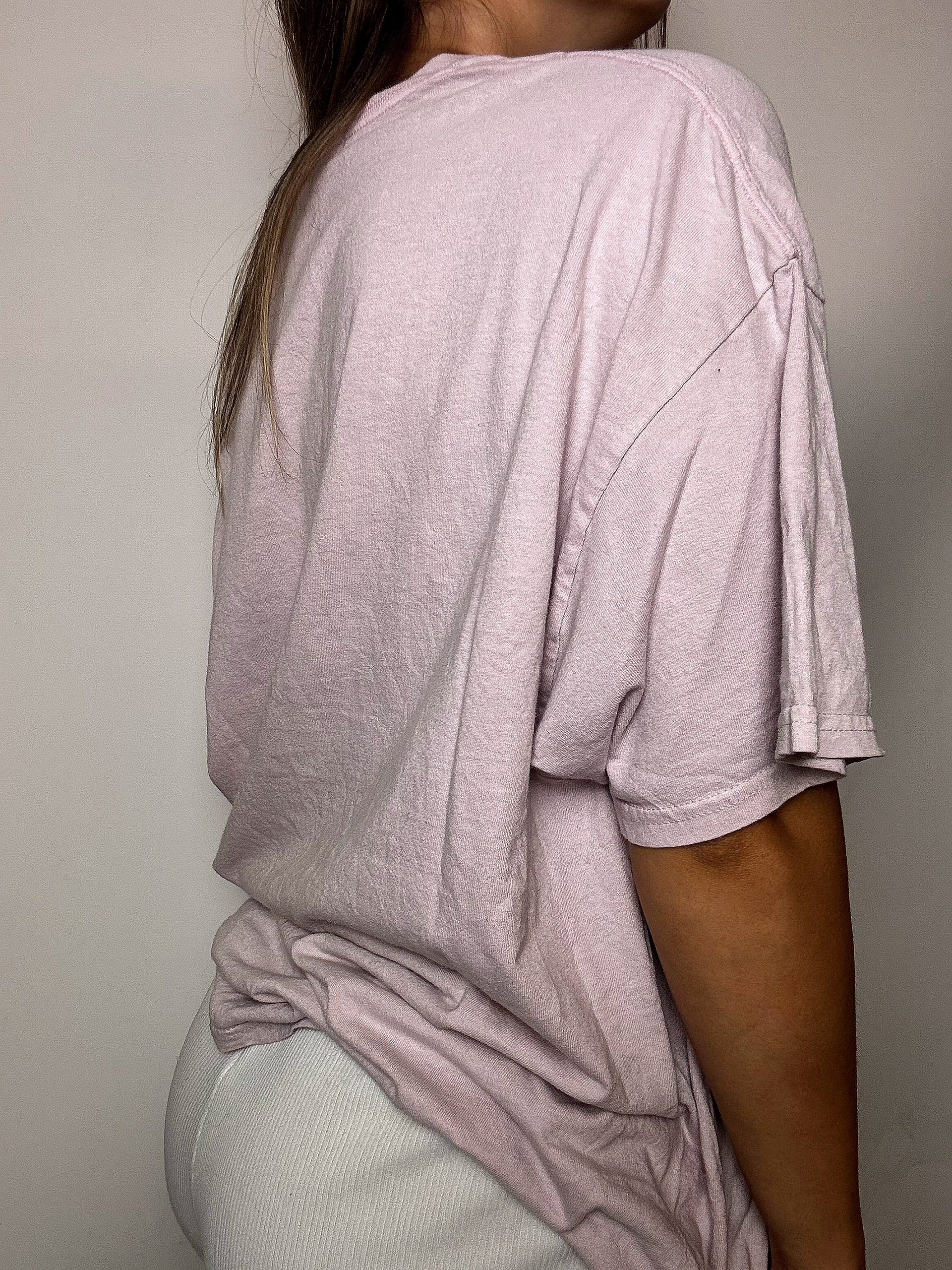 Pink XL vintage printed T-shirt