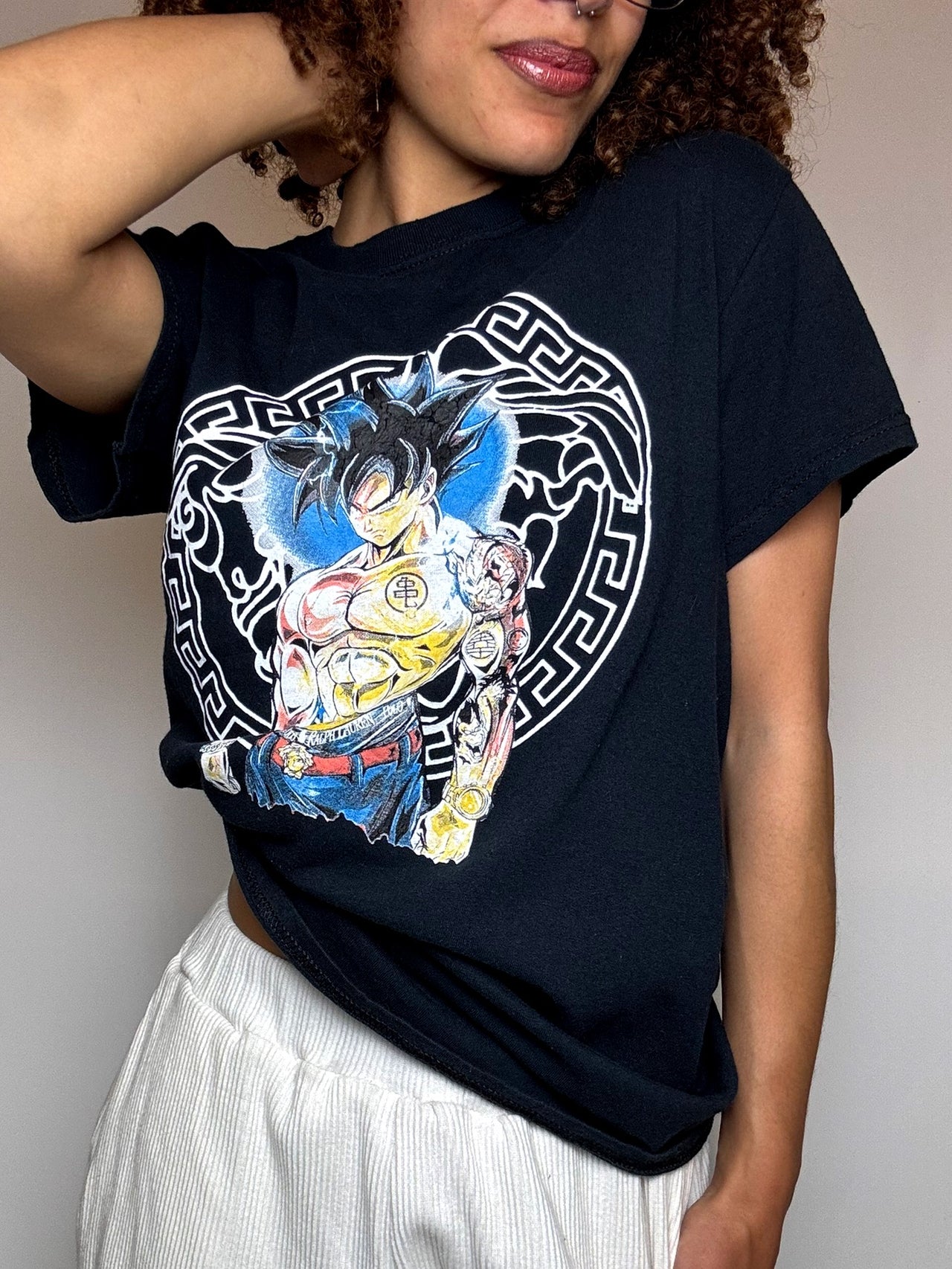 Tee shirt noir SON GOKU M vintage