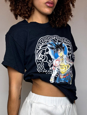 Tee shirt noir SON GOKU M vintage