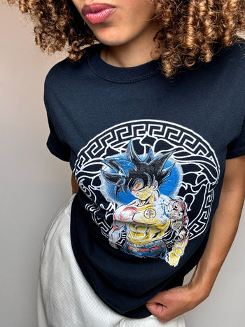 Tee shirt noir SON GOKU M vintage
