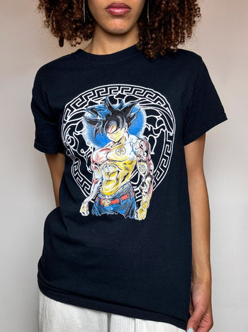 Tee shirt noir SON GOKU M vintage