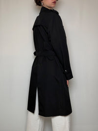 Trench noir L vintage