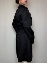 Trench noir M/L vintage