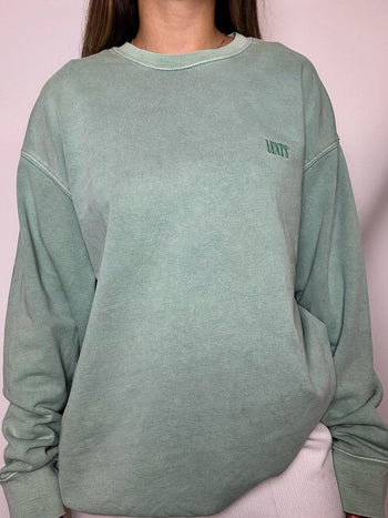 Sweat col rond vert d'eau LEVI'S XL vintage