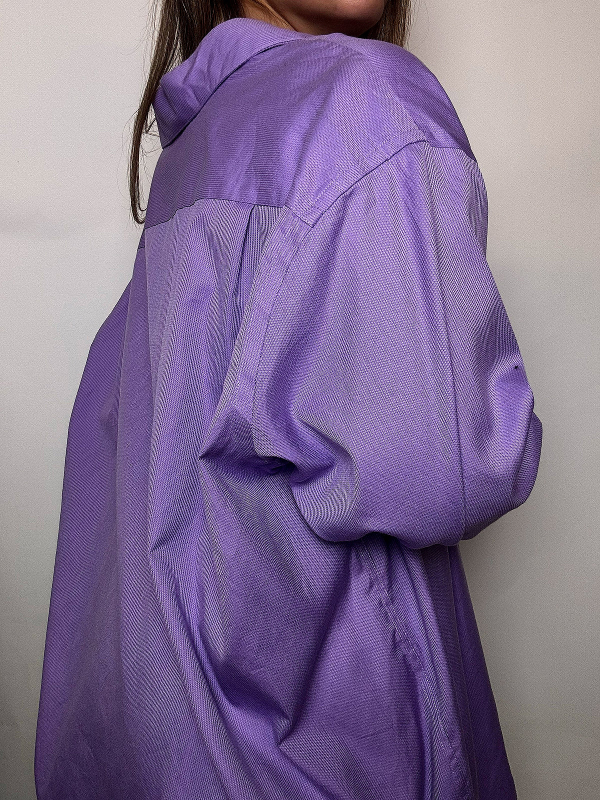 Vintage Calvin Klein XL lila Hemd