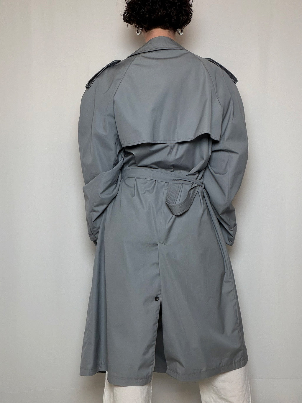 Grauer Trenchcoat L/XL Vintage
