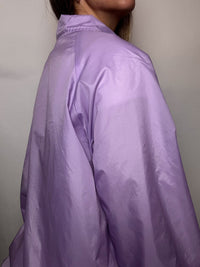 Vintage-Regenjacke in Lila, Größe 2XL
