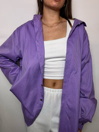 Vintage Calvin Klein XL lila Hemd