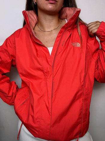 Veste technique corail éclatant THE NORTH FACE XL vintage