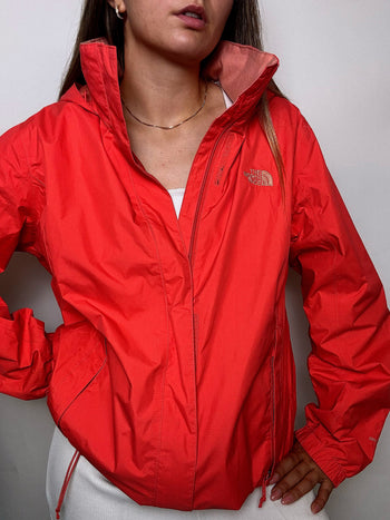 Veste technique corail éclatant THE NORTH FACE XL vintage