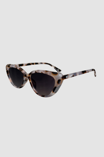 Blue recycled rectangular vintage glasses with blue lenses 