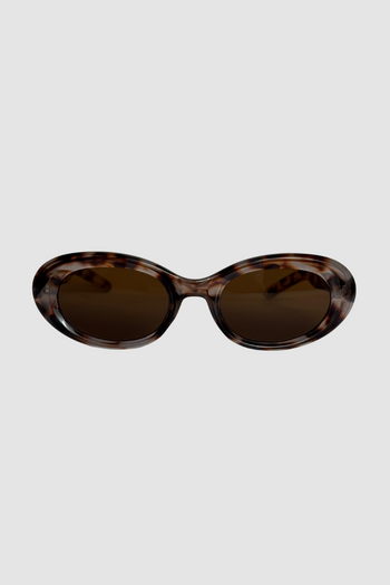 Blue recycled rectangular vintage glasses with blue lenses 