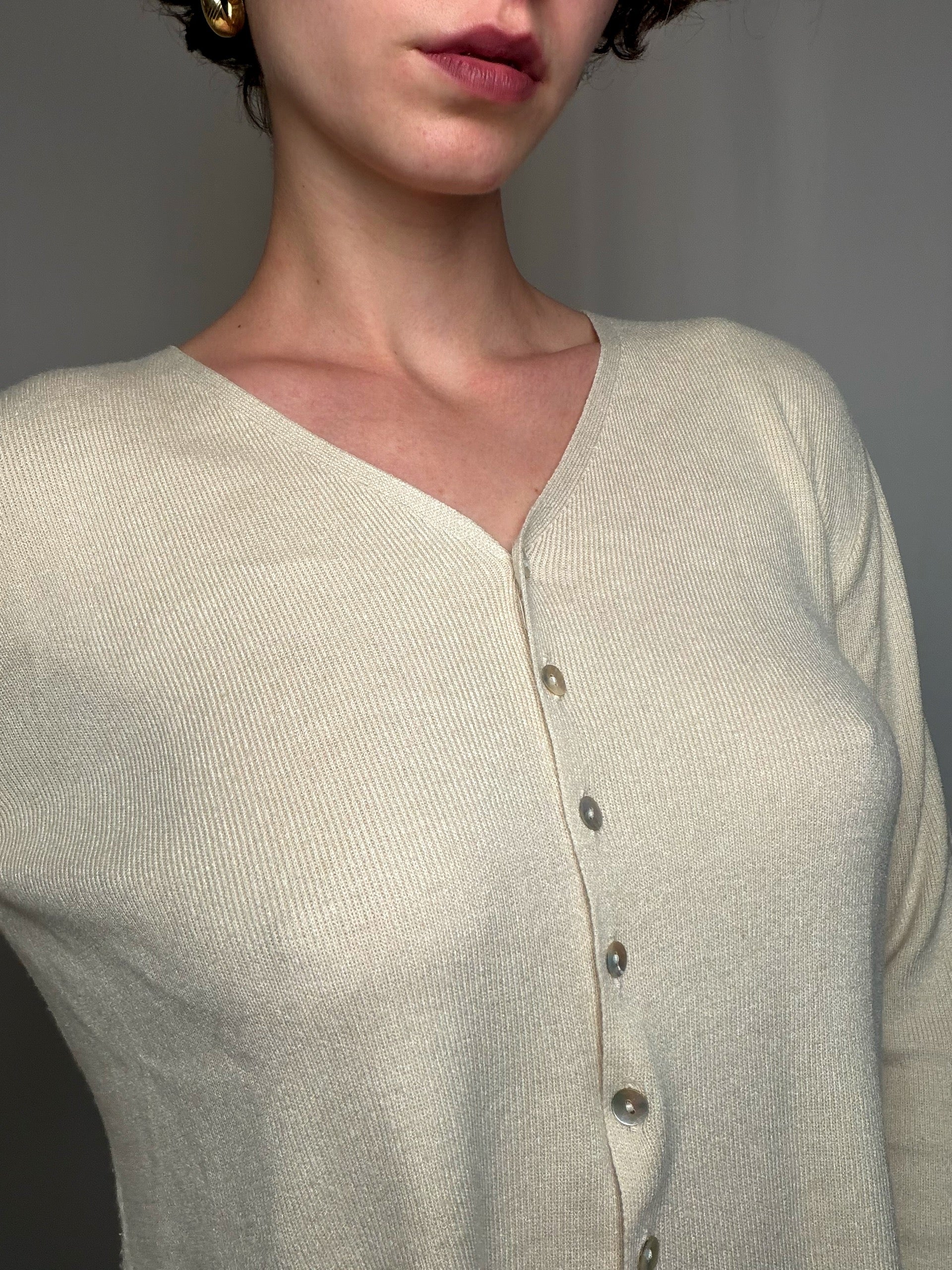Cardigan Écru M vintage
