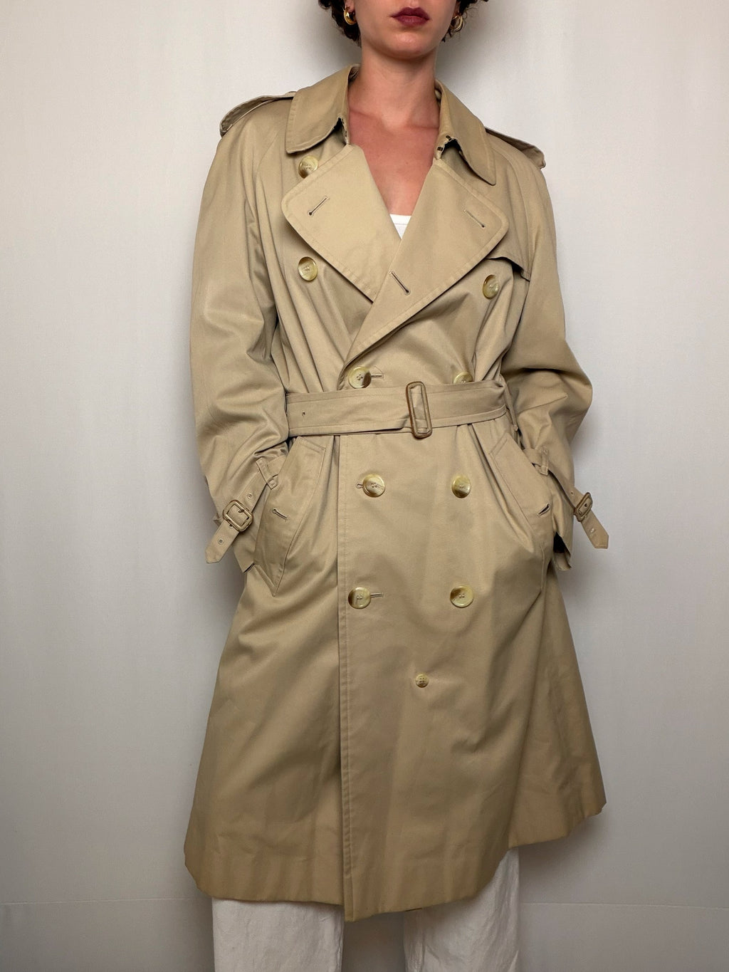 Trench Beige Burberry's S/M vintage