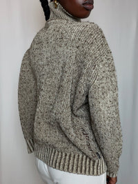 Pull beige chiné Rip Curl L vintage