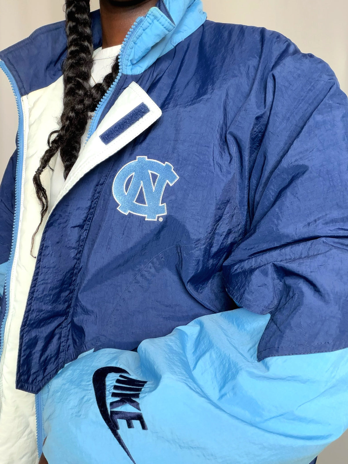 Veste bleue Nike XL vintage