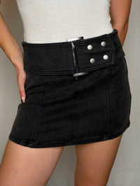 Jupe en jean grise XS vintage