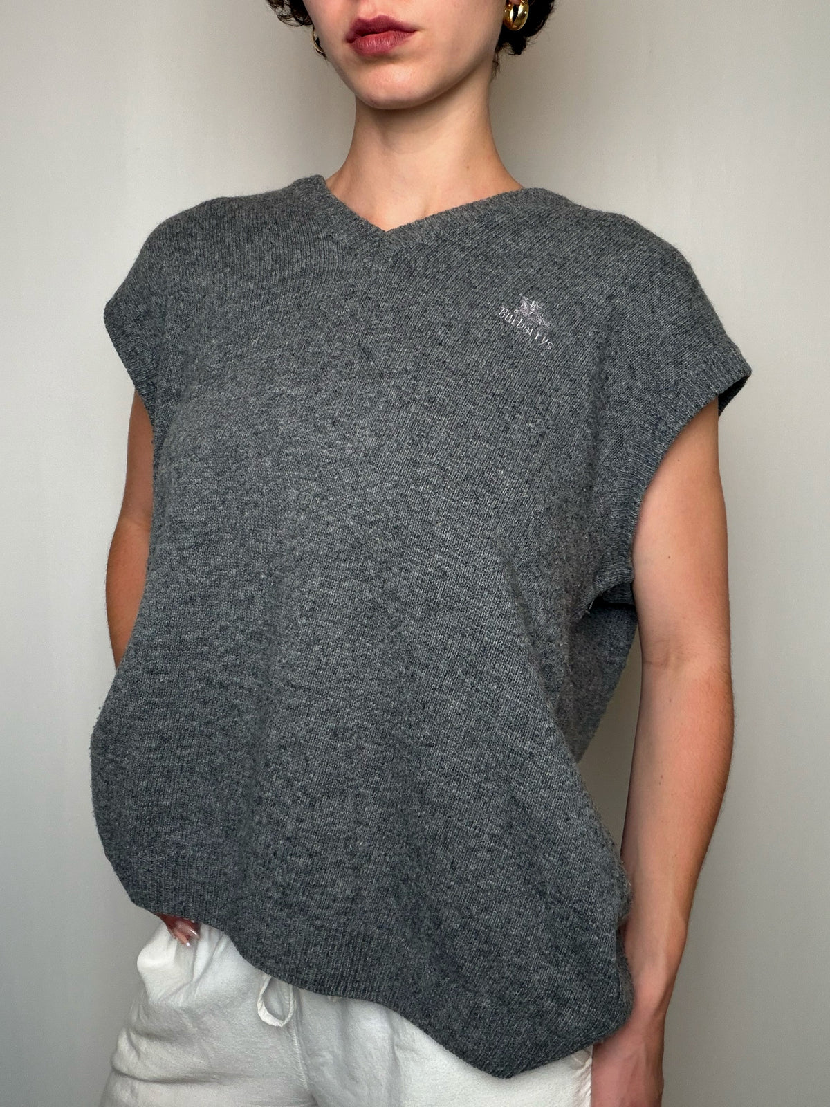 Maille Gray Burberry's XL vintage