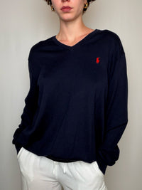 Maille marine Ralph Lauren XL vintage