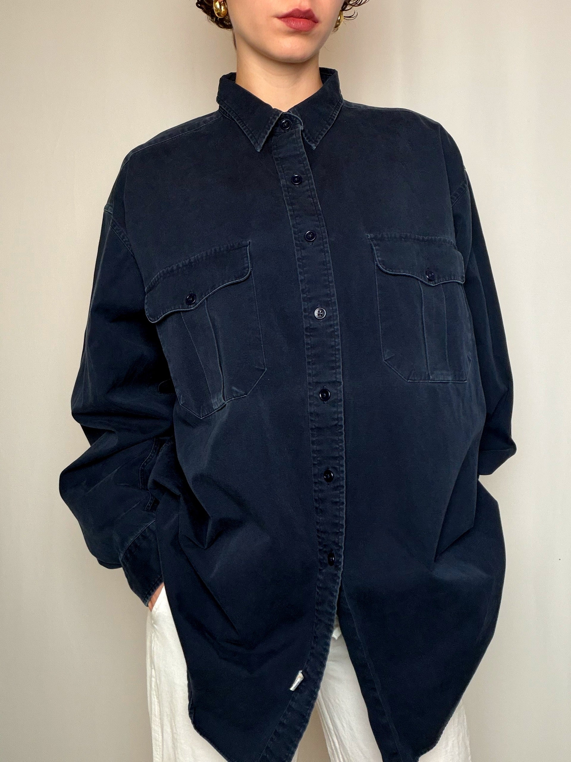 Chemise marine Ralph Lauren XL vintage