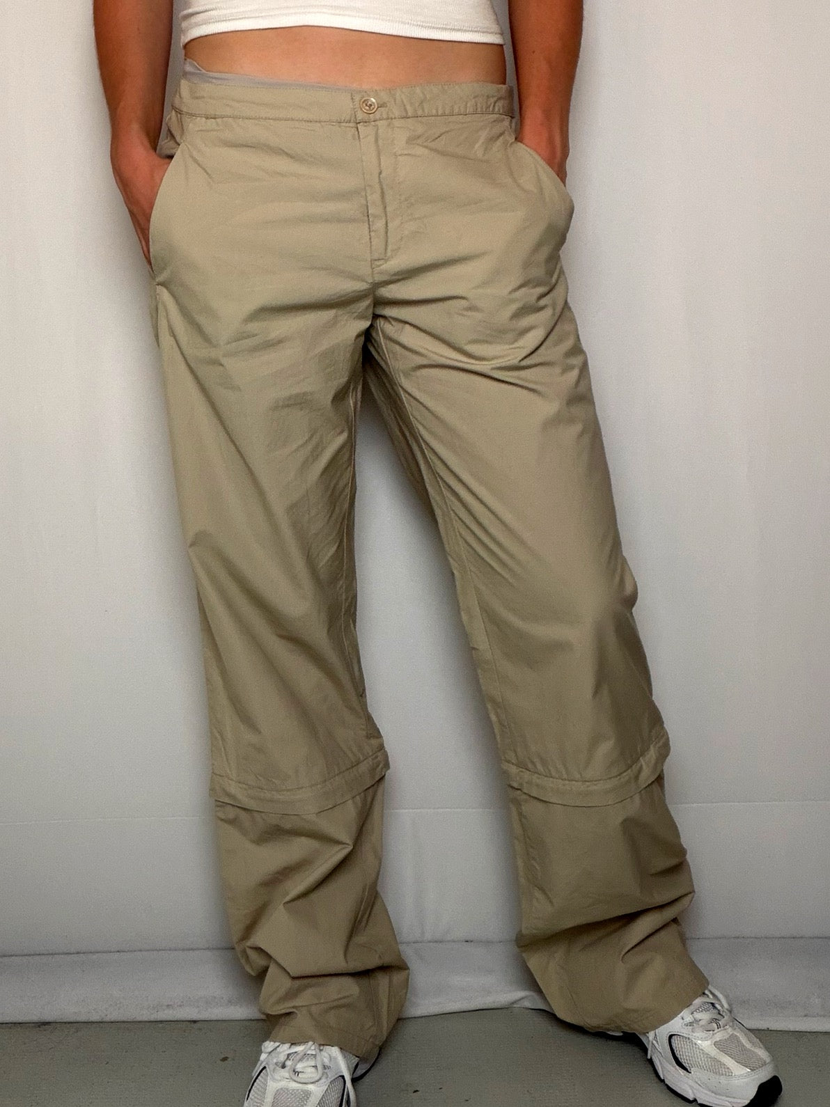Pantalon / bermuda Beige M vintage