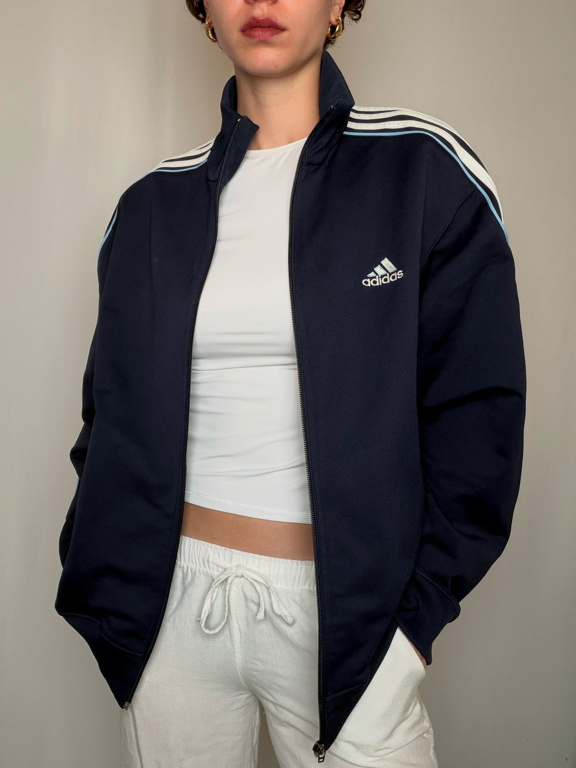 Jacket de sport Navy Adidas M/L vintage