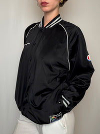Jacket de sport Noir Champion M vintage