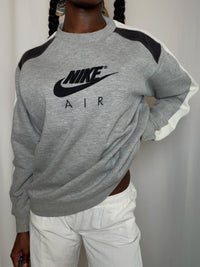 Sweat Gris Chiné Nike M vintage