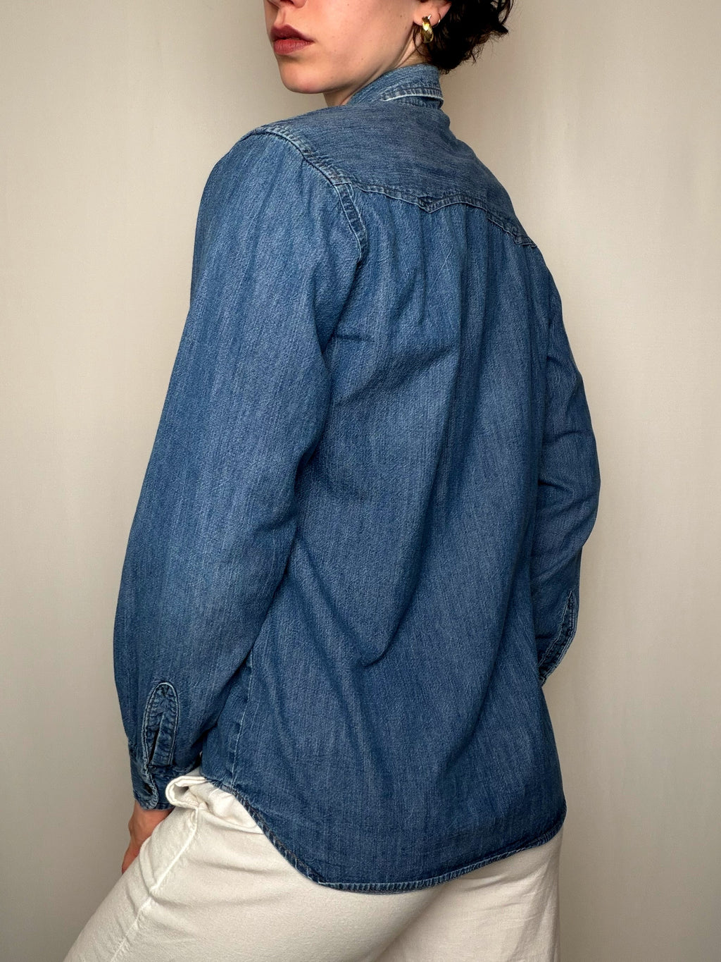 Chemise en jean bleu Levi's M vintage