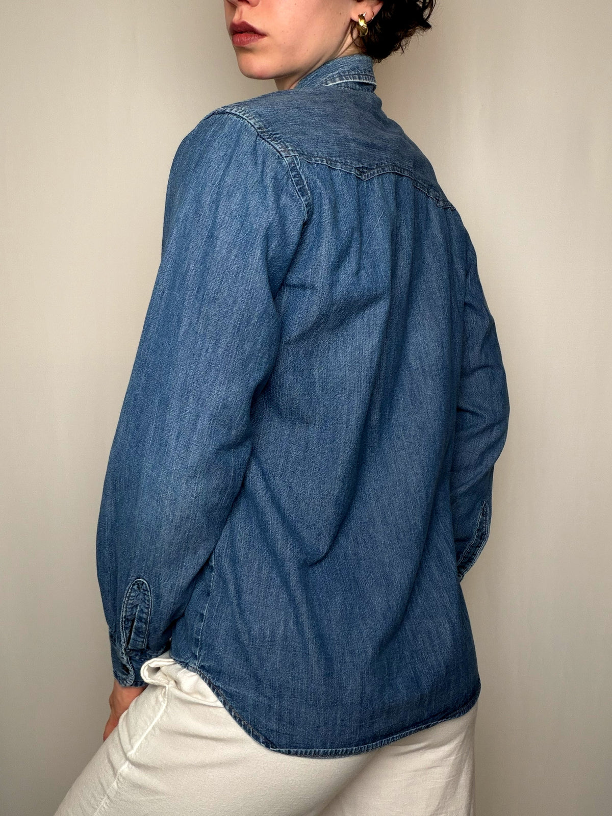 Chemise en jean bleu Levi's M vintage