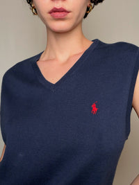 Pull marine Ralph Lauren M vintage