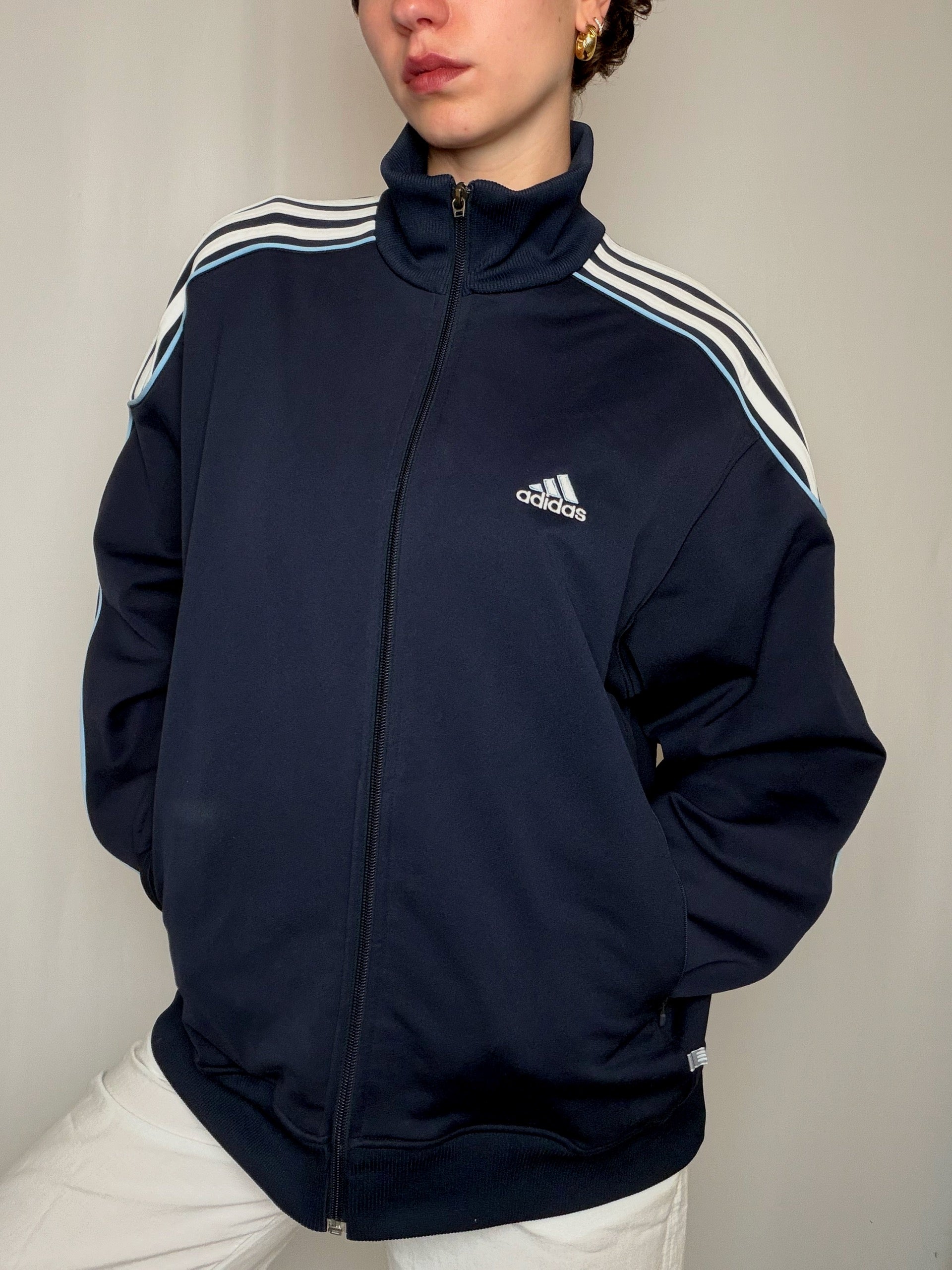 Jacket de sport Navy Adidas M/L vintage