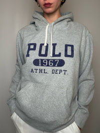 Hoodie gris Ralph Lauren L vintage