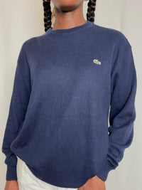 Pull marine Lacoste L vintage