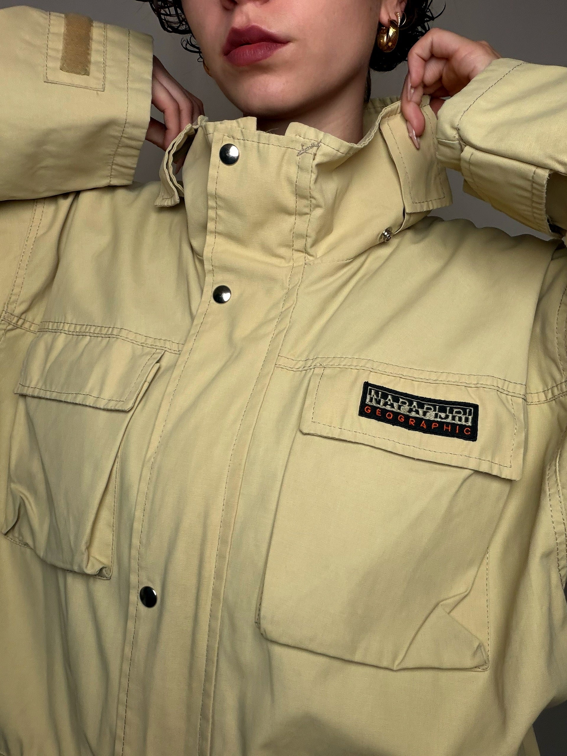 Jacket Beige Napapijri L vintage