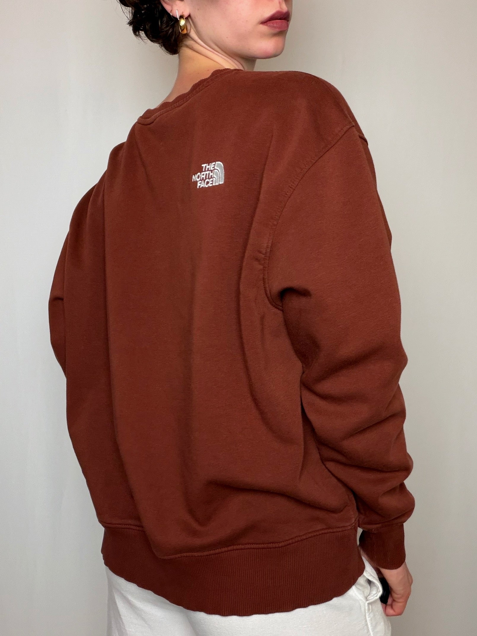 Sweat brun The North Face XL vintage