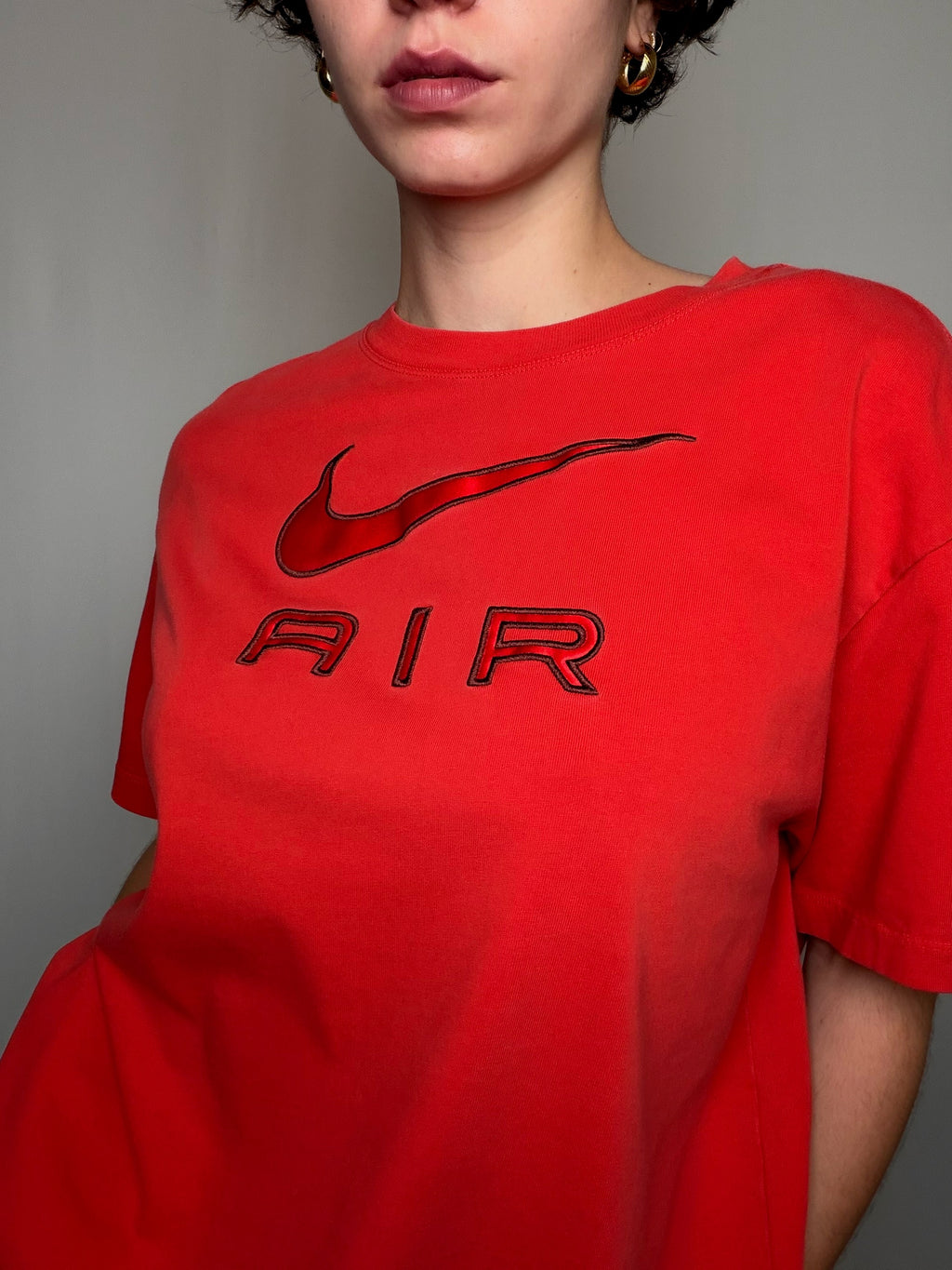 Tshirt Rouge Nike L vintage
