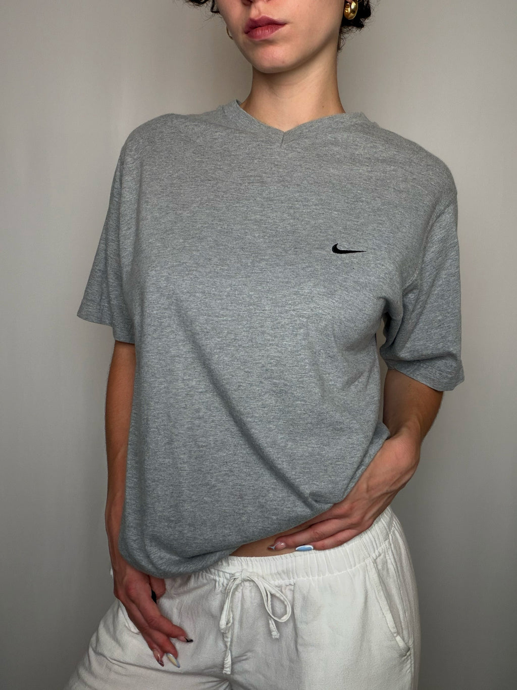 T-shirt Grey Nike M vintage