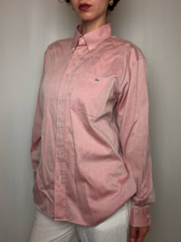 Chemise Rose Poudré Lacoste M/L vintage