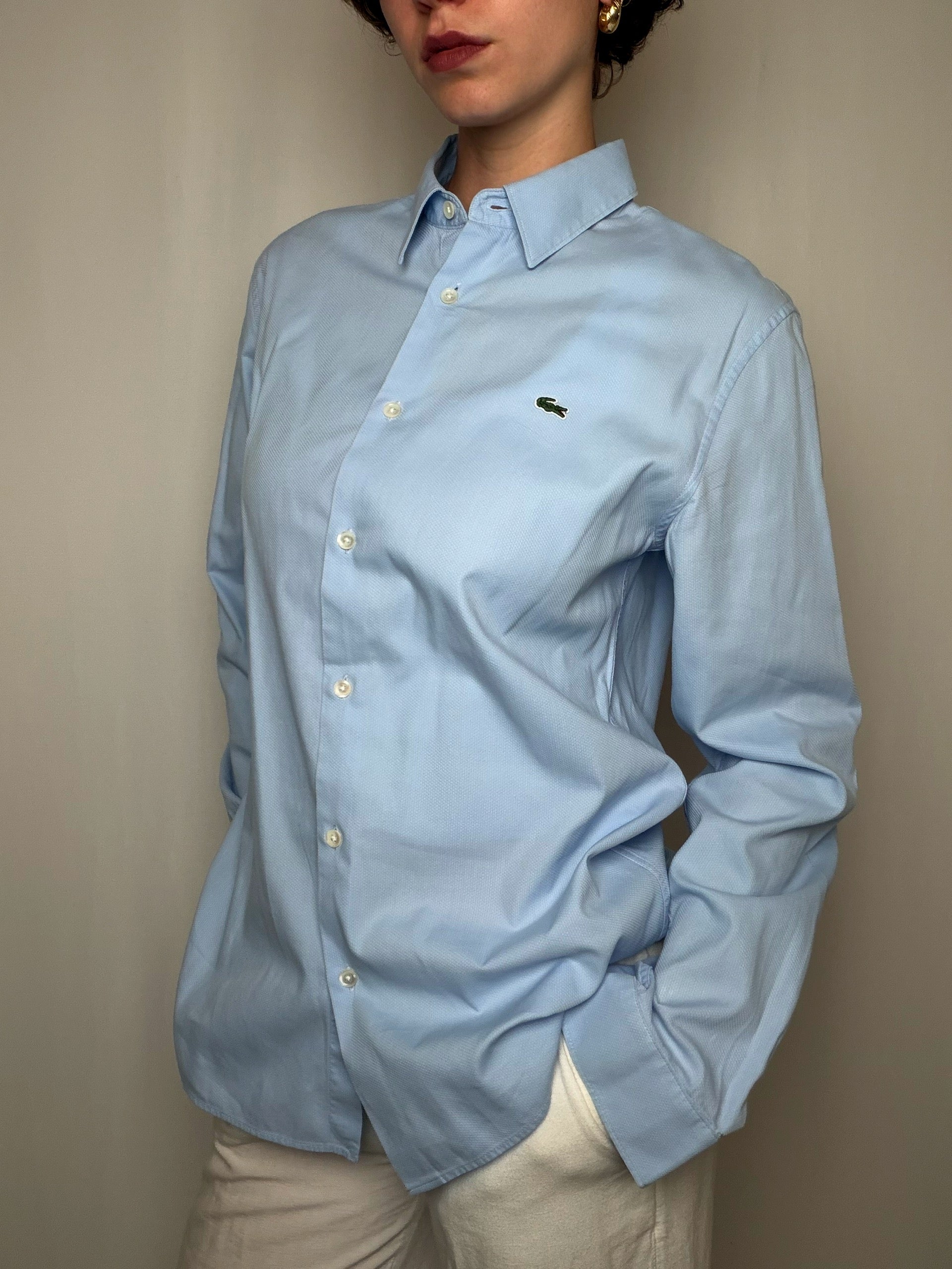 Chemise Blue Lacoste S/M vintage