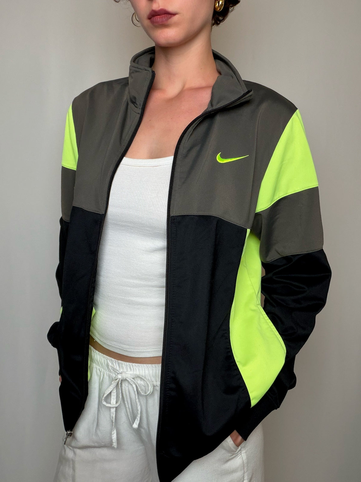 Jacket de sport tricolore Nike S vintage