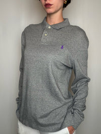 Polo Gris Ralph Lauren L vintage