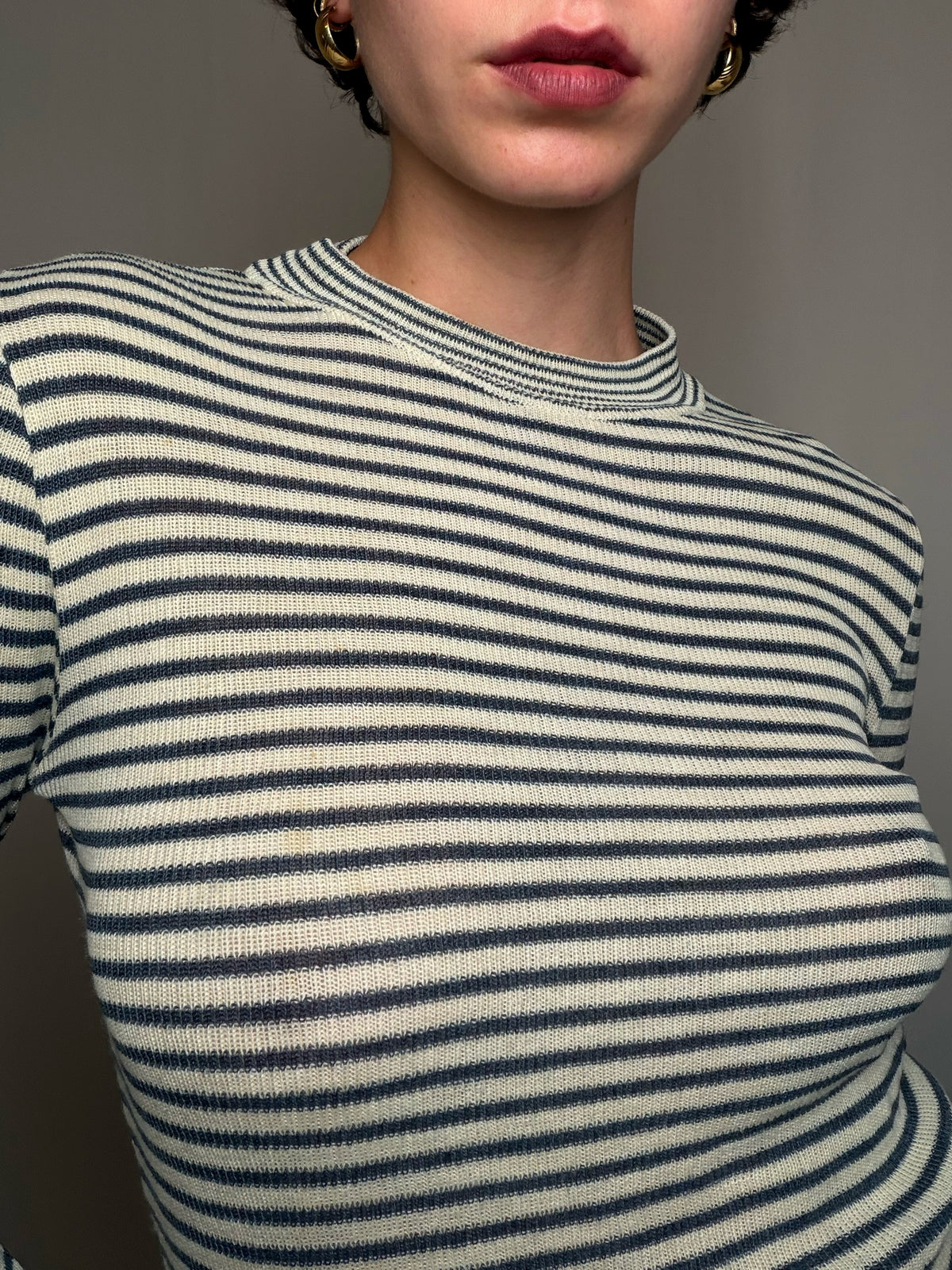 Pull rayé M/L vintage